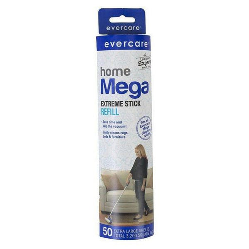 Evercare Mega Cleaning Roller Refill - 50 count - Giftscircle