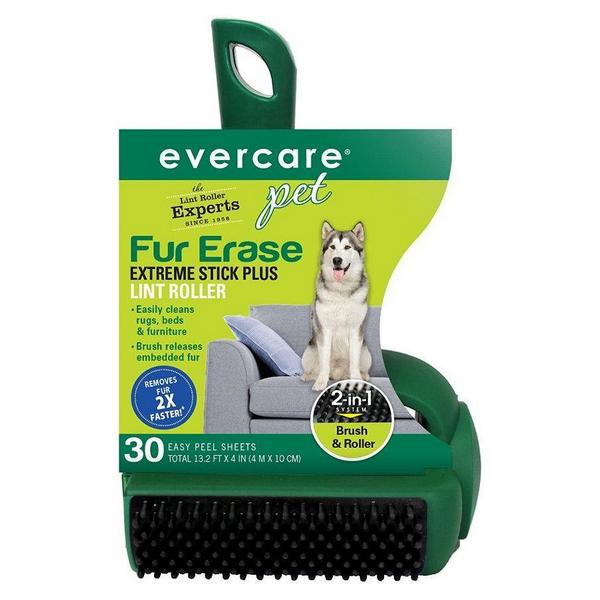 Evercare Pet Fur Erase Extreme Stick Plus Lint Roller - 30 count - Giftscircle