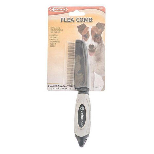 Evolution Flea Comb - For All Coats - (7.5" Long x .5" Teeth) - Giftscircle