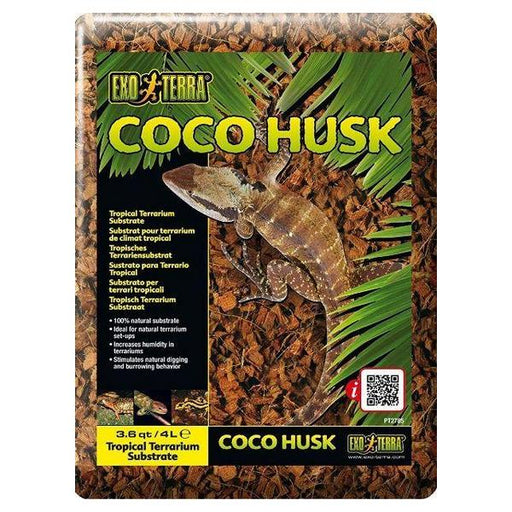 Exo Terra Coco Husk Loose Tropical Terrarium Reptile Substrate - 3.6 qt - Giftscircle