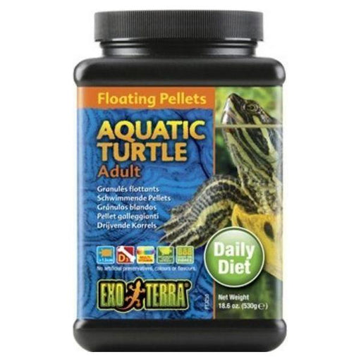 Exo Terra Floating Pellets Adult Aquatic Turtle Food - 18.6 oz - Giftscircle