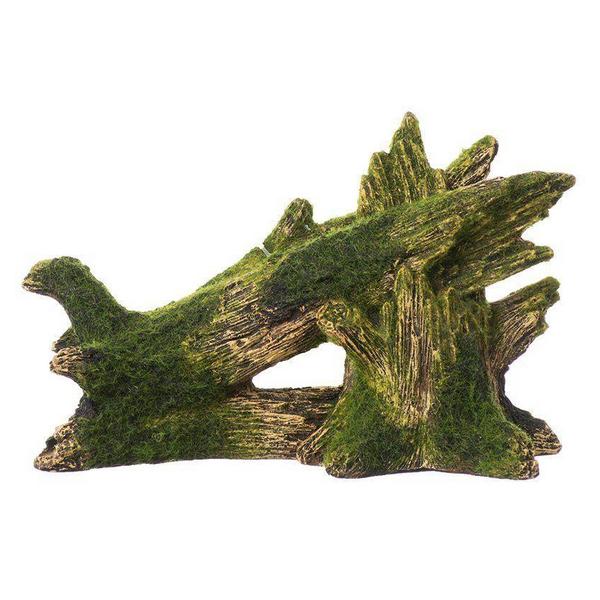 Exotic Environments Fallen Moss Covered Tree - 8"L x 3.5"W x 5"H - Giftscircle
