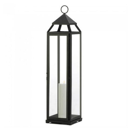Extra Tall Black Candle Lantern - 30 inches - Giftscircle