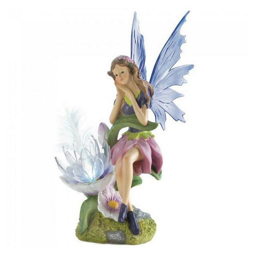 Fairy with Flower Solar Garden Light - Giftscircle