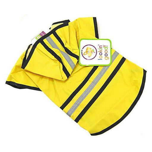 Fashion Pet Rainy Day Dog Slicker - Yellow - Small (10"-14" From Neck Base to Tail) - Giftscircle