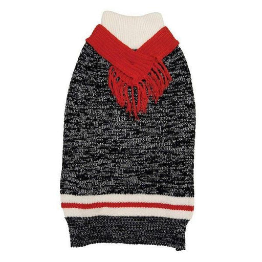 Fashion Pet Twisted Yarn Dog Sweater - Gray - Small (10"-14" Neck to Tail) - Giftscircle