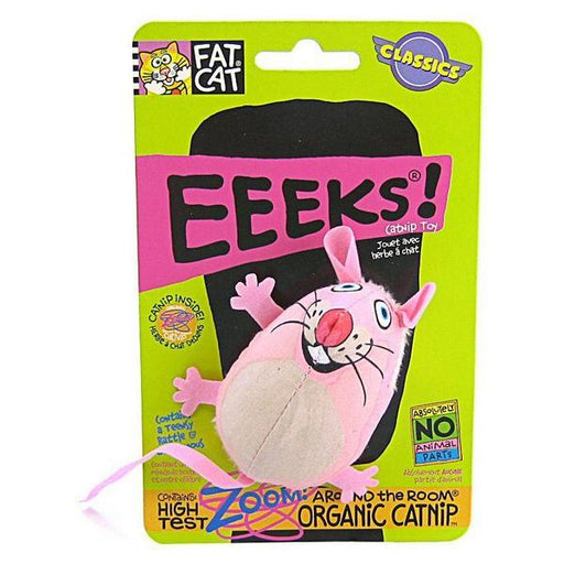 Fat Cat EEEKS Cat Toy with Catnip - Assorted - EEEKS Cat Toy with Catnip - Giftscircle