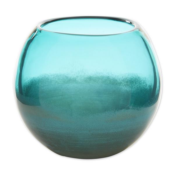 Fish Bowl Style Vase - Aqua Gradient 5 inches - Giftscircle