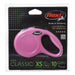 Flexi New Classic Retractable Cord Leash - Pink - X-Small - 10' Lead (Pets up to 18 lbs) - Giftscircle