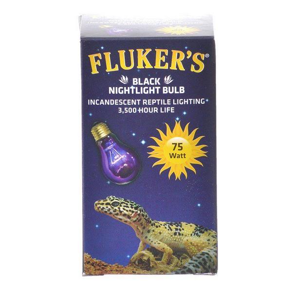 Flukers Black Nightlight Incandescent Bulb - 75 Watt - Giftscircle