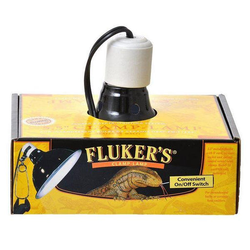 Flukers Clamp Lamp with Switch - 75 Watt (5.5" Diameter) - Giftscircle