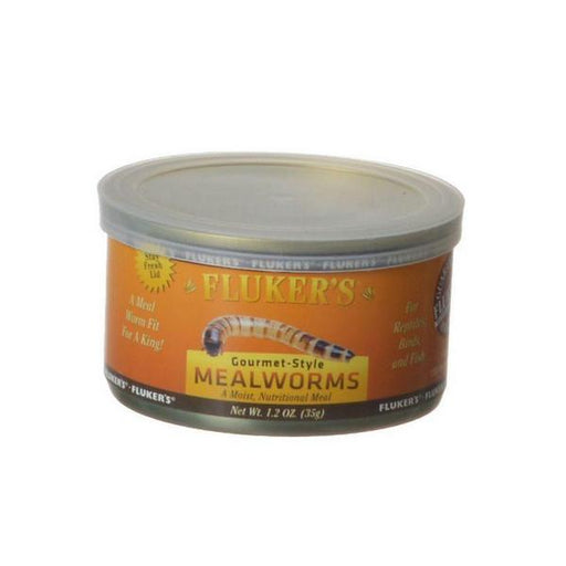 Flukers Gourmet Style Canned Mealworms - 1.2 oz - Giftscircle