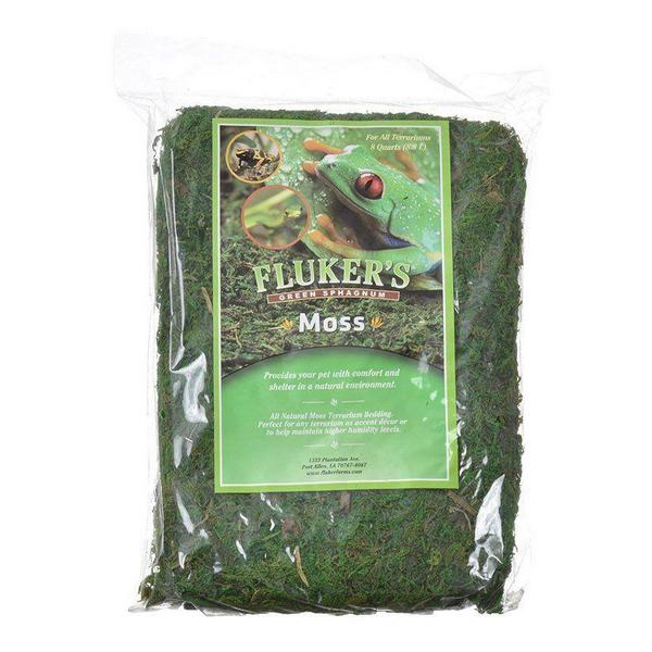 Fluker's Green Sphagnum Moss - Large (8 Dry Quarts) - Giftscircle