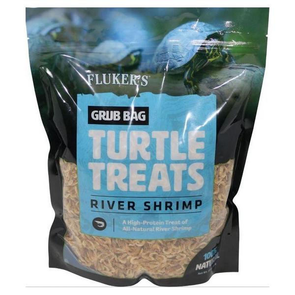 Flukers Grub Bag Turtle Treat - River Shrimp - 12 oz - Giftscircle