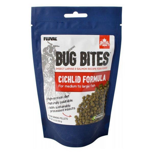 Fluval Bug Bites Cichlid Formula for Medium-Large Fish - 3.5 oz - Giftscircle