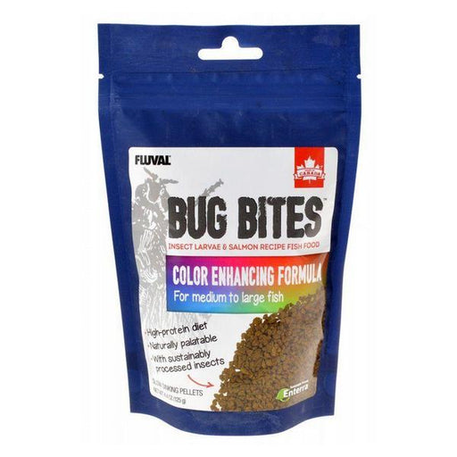 Fluval Bug Bites Color Enhancing Formula for Medium-Large Fish - 3.5 oz - Giftscircle