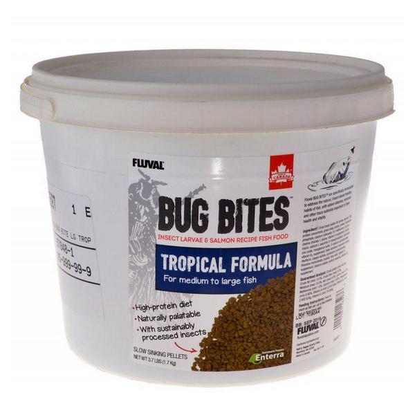 Fluval Bug Bites Tropical Formula Granules for Medium-Large Fish - 3.74 lbs - Giftscircle