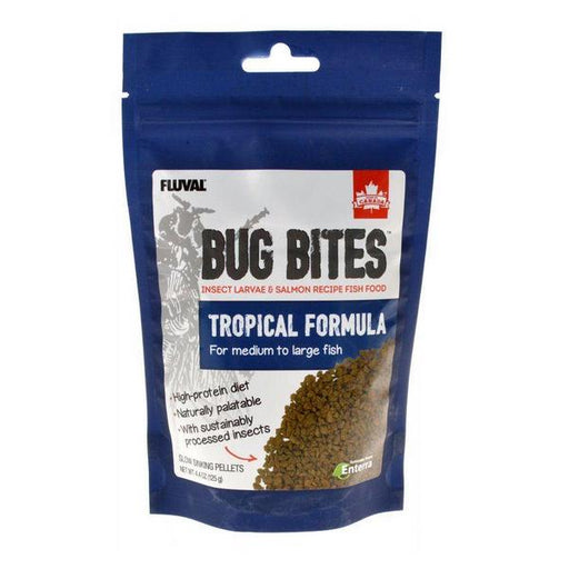 Fluval Bug Bites Tropical Formula Granules for Medium-Large Fish - 4.4 oz - Giftscircle