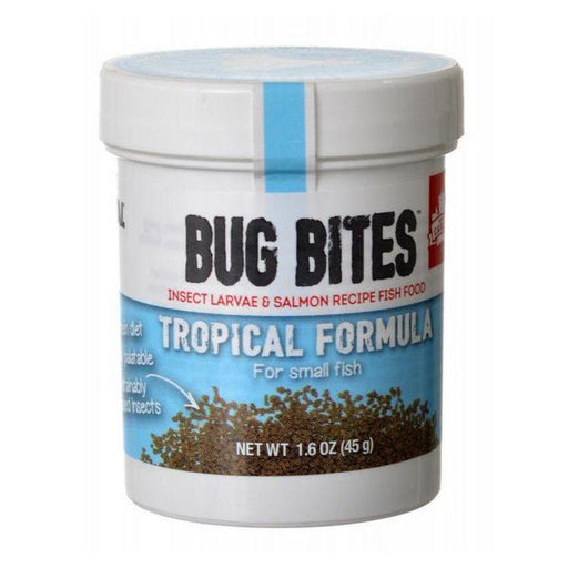 Fluval Bug Bites Tropical Formula Granules for Small Fish - 1.59 oz - Giftscircle