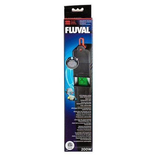 Fluval Vuetech Digital Aquarium Heater - E Series - E200 - 200 Watts - Up to 65 Gallons (14" Long) - Giftscircle
