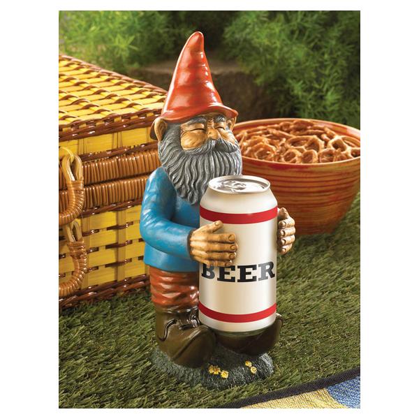 Friendly Gnome Beverage Can Holder - Giftscircle