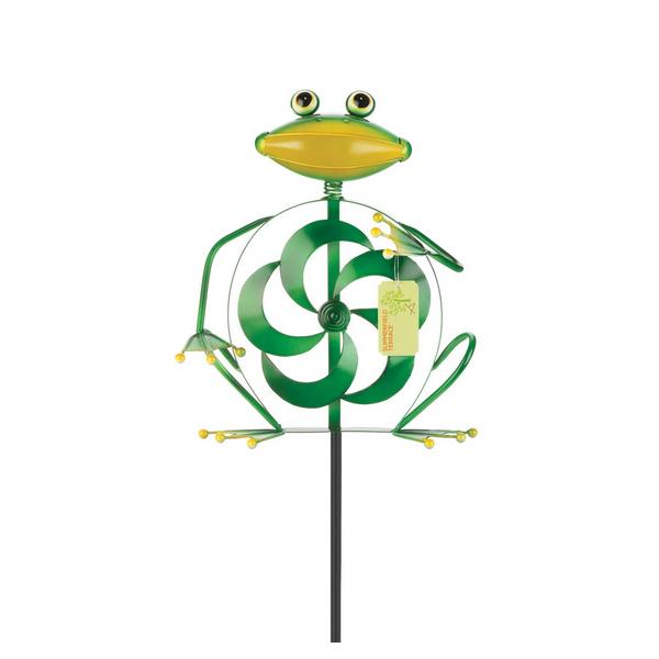 Frog Wind Spinner Yard Stake - Giftscircle