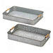 Galvanized Serving Tray Set - Giftscircle