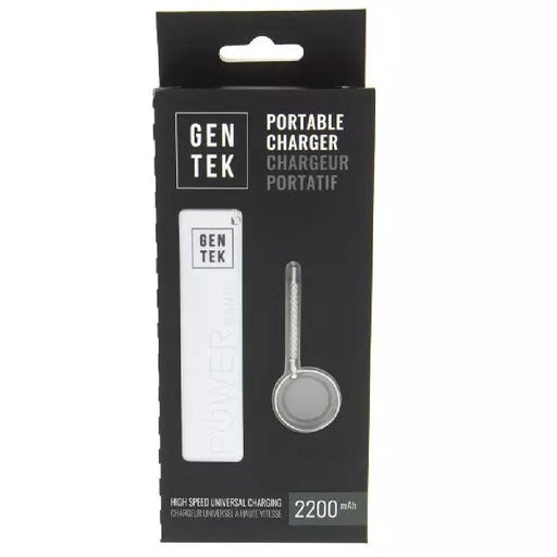 Gen Tek Rechargeable Battery Bank - White - Giftscircle
