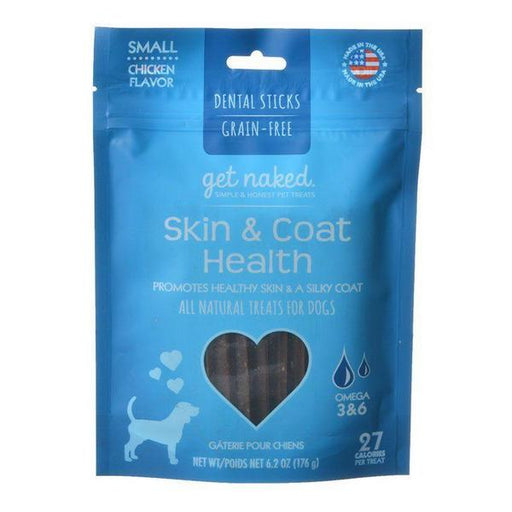 Get Naked Skin & Coat Health Dental Chew Sticks for Dogs - Small - 6.2 oz - Giftscircle
