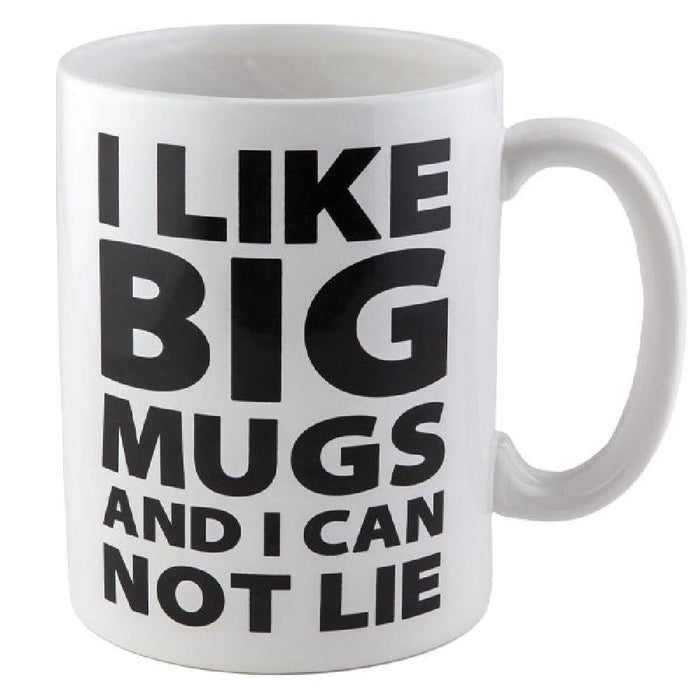 Gigantic Ceramic Coffee Mug - I Like Big Mugs and I Can Not Lie - Giftscircle