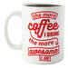 Gigantic Ceramic Coffee Mug - The More Coffee I Drink the More Awesome I Am - Giftscircle