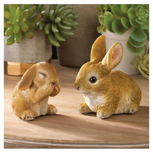 Giggling Bunny Figurine - Giftscircle