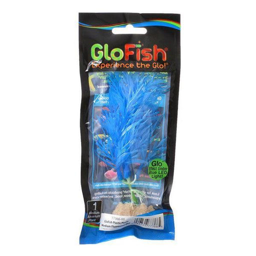 GloFish Blue Aquarium Plant - Medium - (5"-7" High) - Giftscircle
