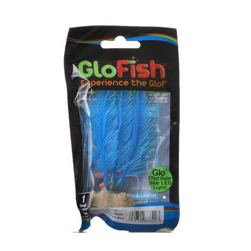 GloFish Blue Aquarium Plant - Small - (4"-5.5" High) - Giftscircle