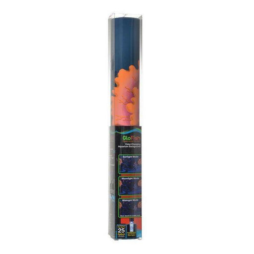GloFish Color Changing Aquarium Background - 1 Pack - (24"L x 17.8"H) - Giftscircle