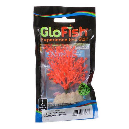 GloFish Orange Aquarium Plant - Small - (4"-5.5" High) - Giftscircle