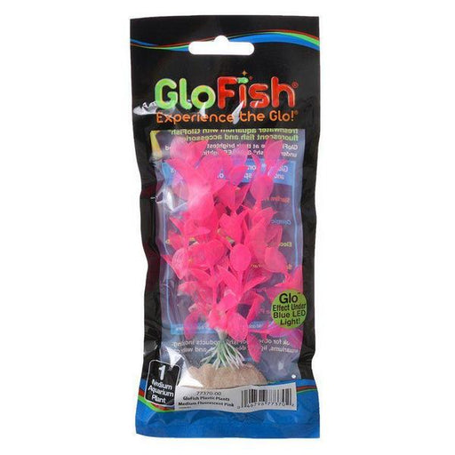 GloFish Pink Aquarium Plant - Medium - (5"-7" High) - Giftscircle