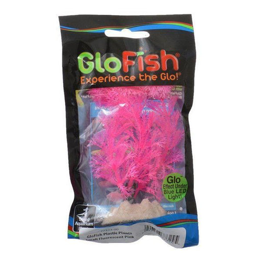 GloFish Pink Aquarium Plant - Small - (4"-5.5" High) - Giftscircle