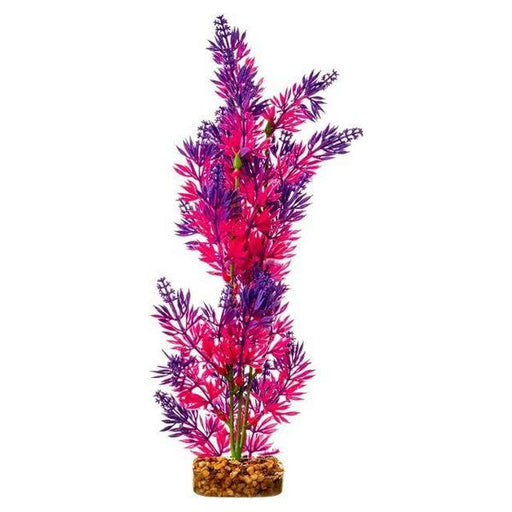 GloFish Plastic Aquarium Plant - Purple/Pink - Large - Giftscircle