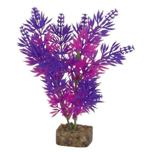 GloFish Plastic Aquarium Plant - Purple/Pink - Medium - Giftscircle