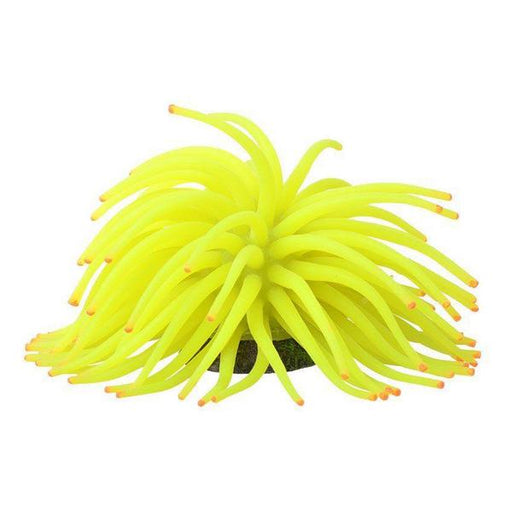 GloFish Yellow Anemone Aquarium Ornament - 1 Pack - Giftscircle