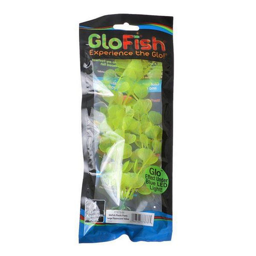 GloFish Yellow Aquarium Plant - Large - (7"-8.5" High) - Giftscircle