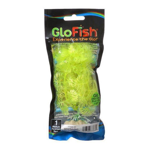 GloFish Yellow Aquarium Plant - Medium - (5"-7" High) - Giftscircle