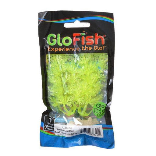 GloFish Yellow Aquarium Plant - Small - (4"-5.5" High) - Giftscircle