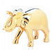 Golden Ceramic Elephant Figurine - 7 inches - Giftscircle