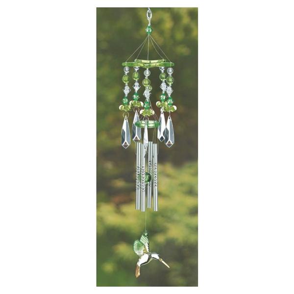 Green Acrylic Hummingbird Windchimes - Giftscircle