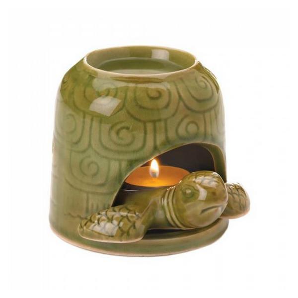 Green Porcelain Turtle Oil Warmer - Giftscircle