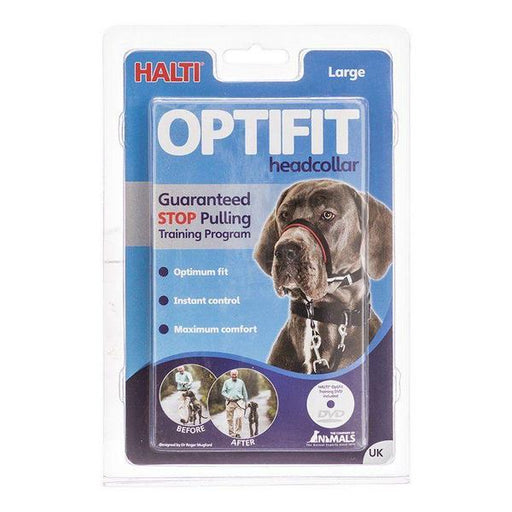 Halti Optifit Deluxe Headcollar for Dogs - Large - (Rottweiler, Great Dane, Newfoundland, Large German Shepherd) - Giftscircle