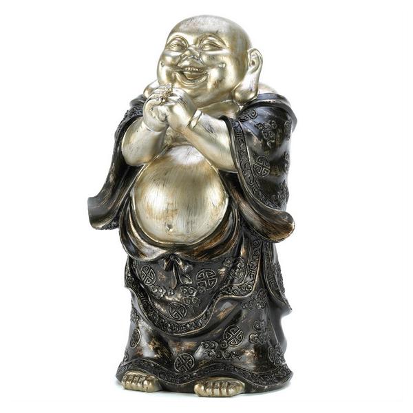 Happy Buddha Standing Figurine - Giftscircle