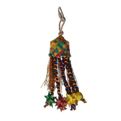 Hari Rustic Treasures Star Basket Bird Toy - Small - (Assorted Colors) - Giftscircle